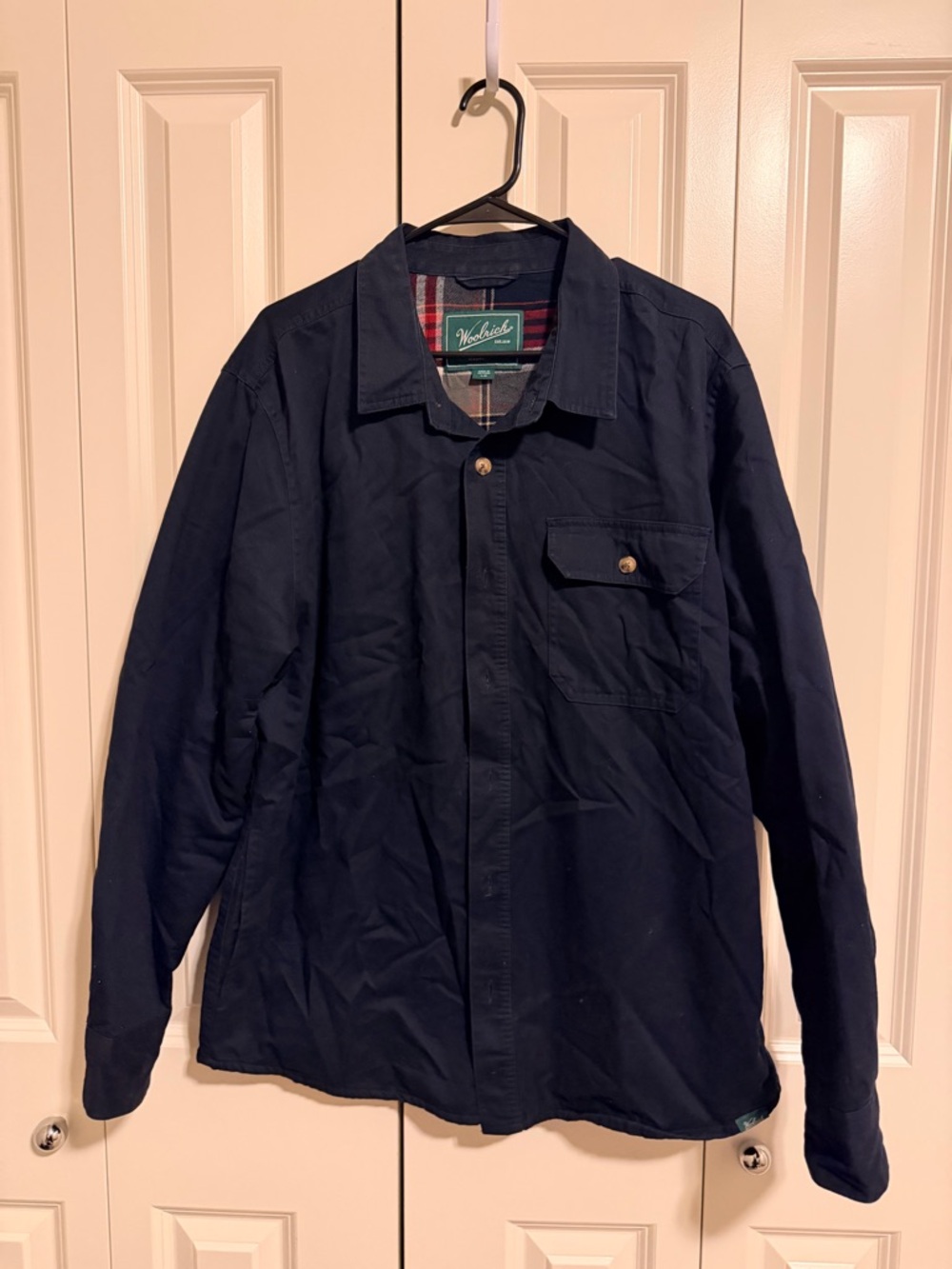 Woolrich Men's Navy Shirt Jacket